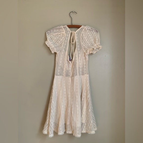 Urban outfitters lace sheet babydoll mini dress y2k spring summer - Picture 6 of 9